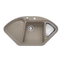 Zlewozmywak Blanco DELTA II z korkiem aut. i akcesoriami tartufo 521 259